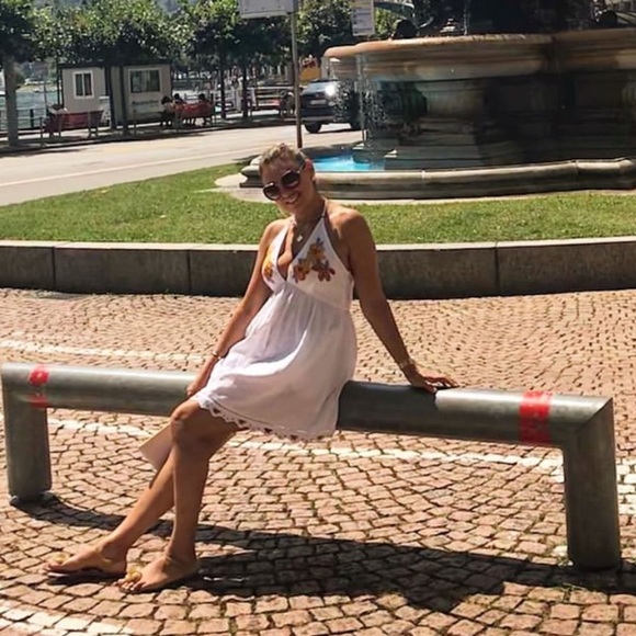 Free People Love and Flowers Dress in White - Picture 9 of 16